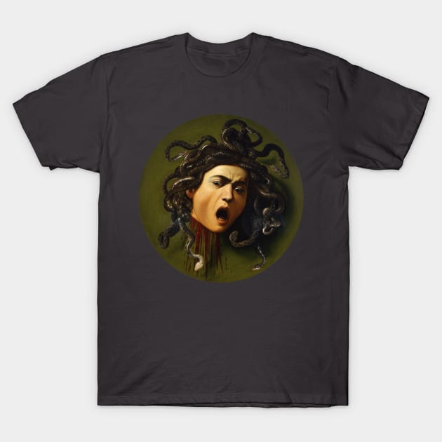 Medusa by Caravaggio T-Shirt by keepermurph